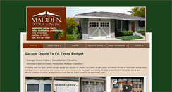 Desktop Screenshot of maddendoor.com